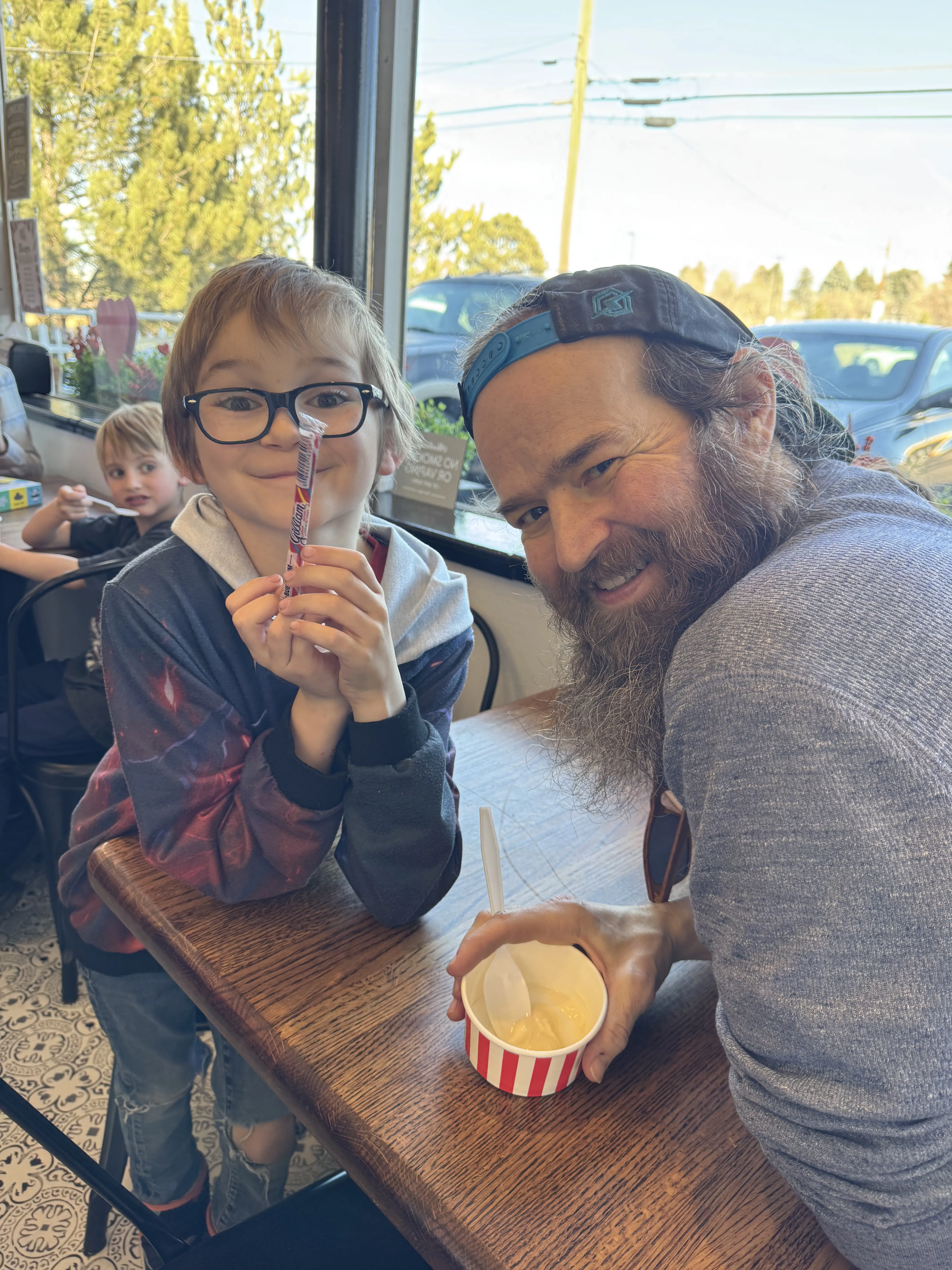 Sweet Sundaes party and celebration setup