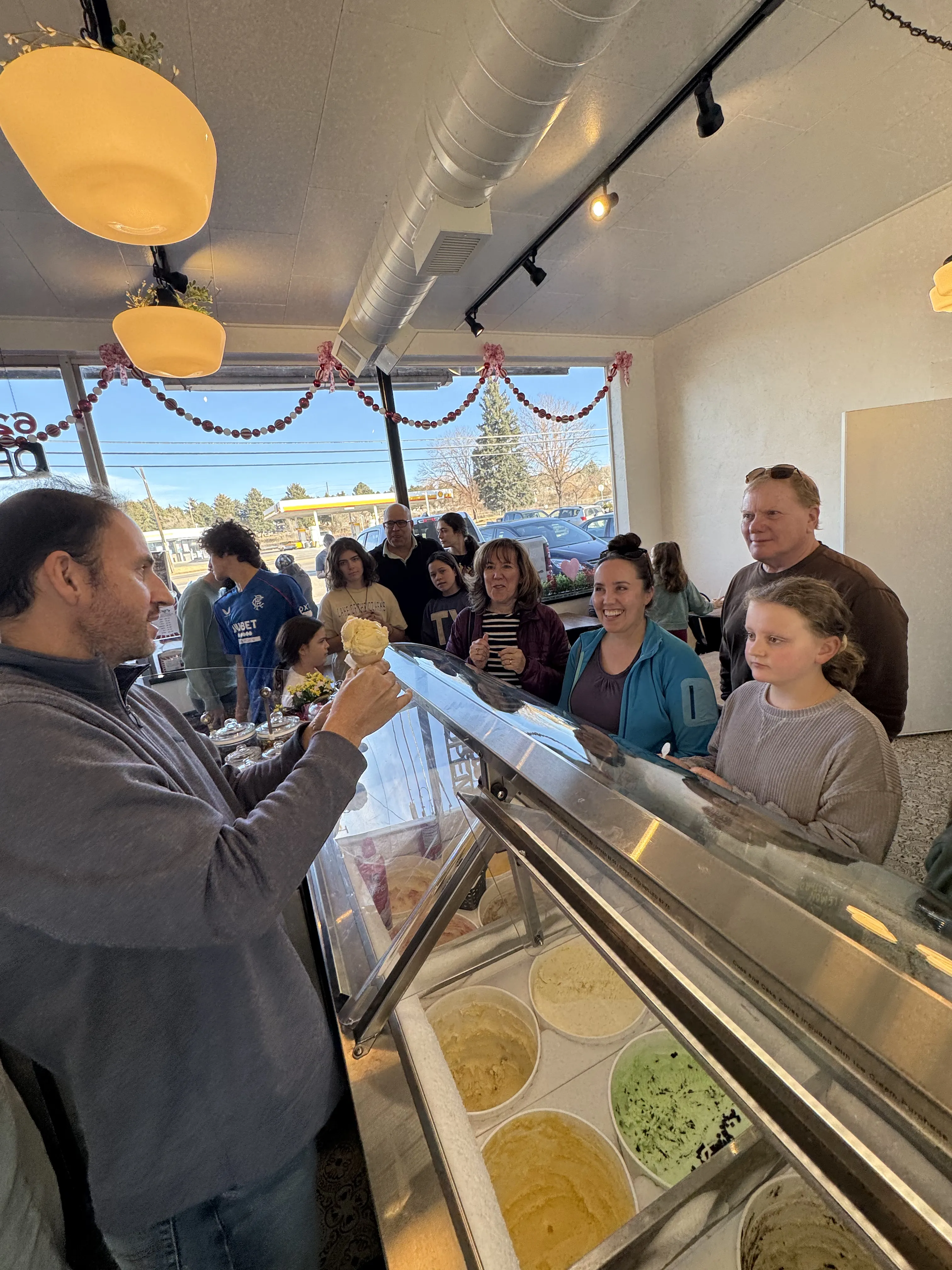 Kids enjoying ice cream at Sweet Sundaes
