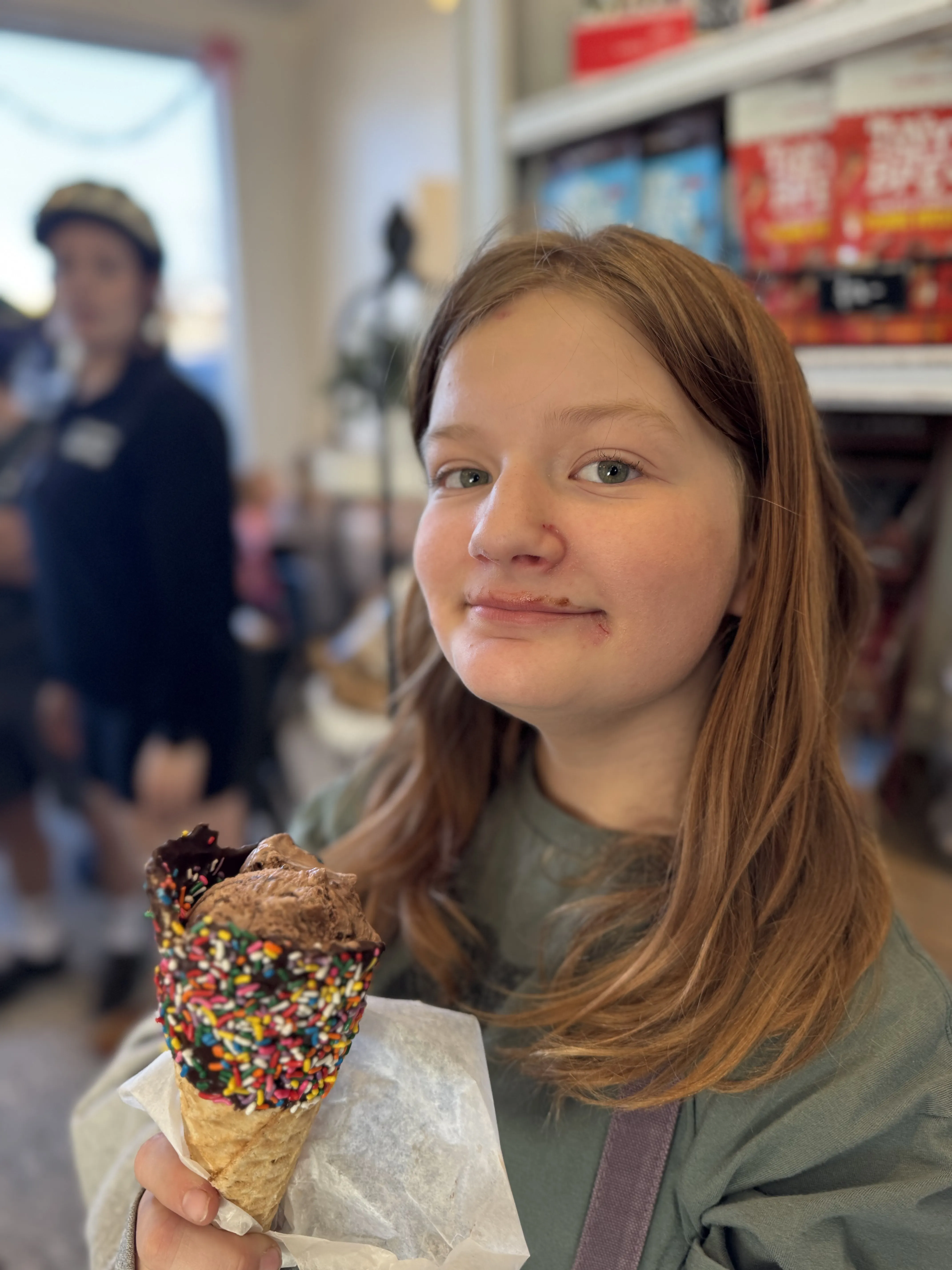 Triple death chocolate ice cream sundae